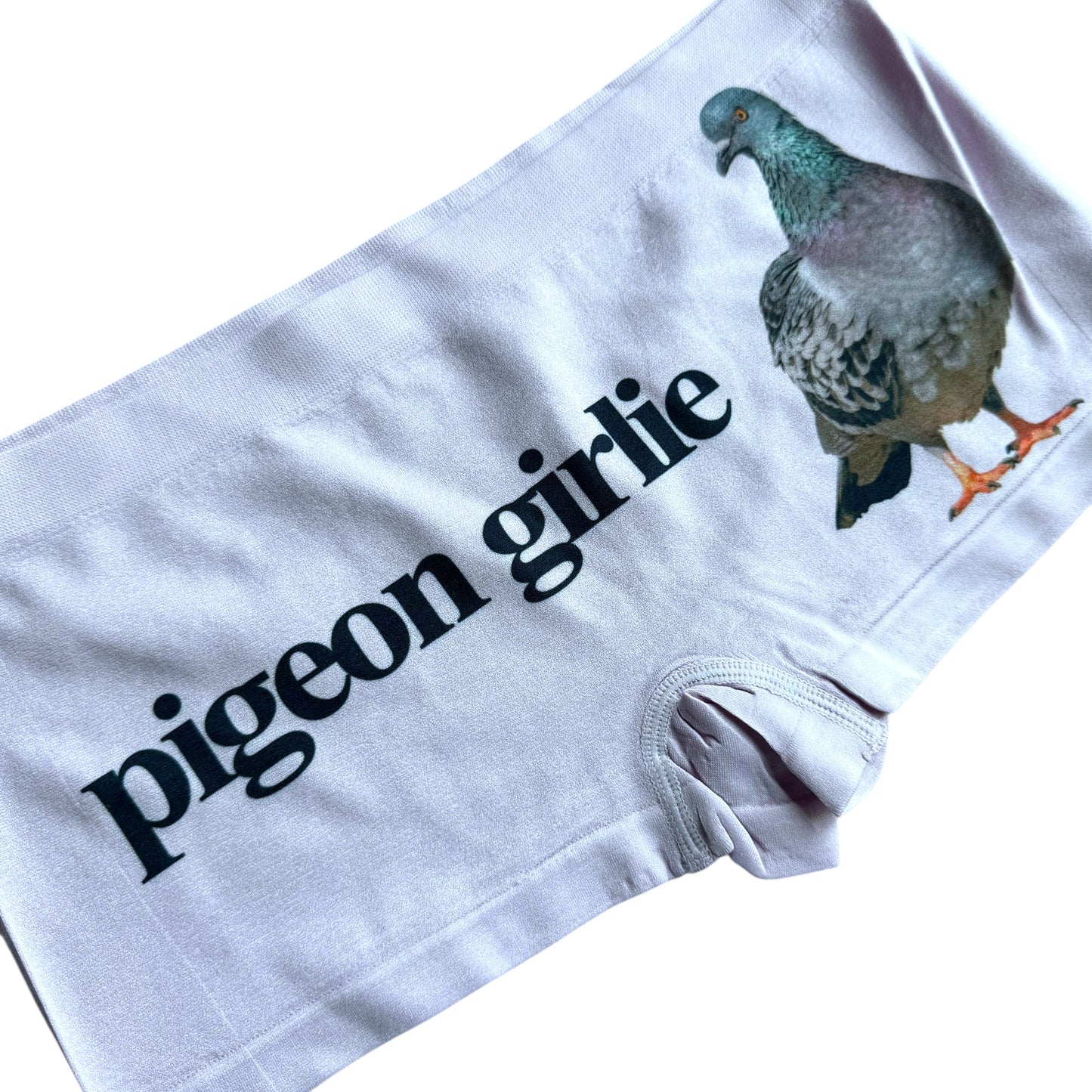 PIGEON GIRLIE LILAC BOY SHORT UNDIES - L