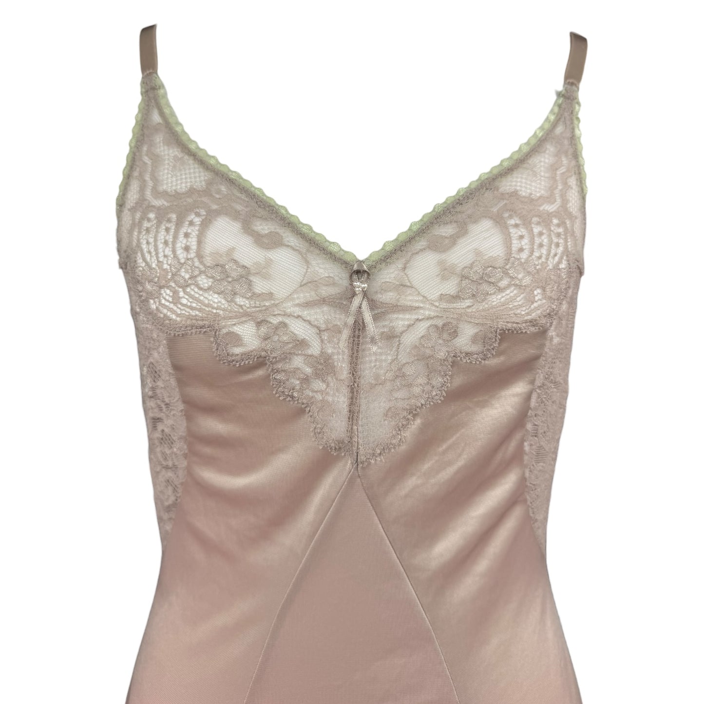 CHAMPAGNE RAT SLIP DRESS - S