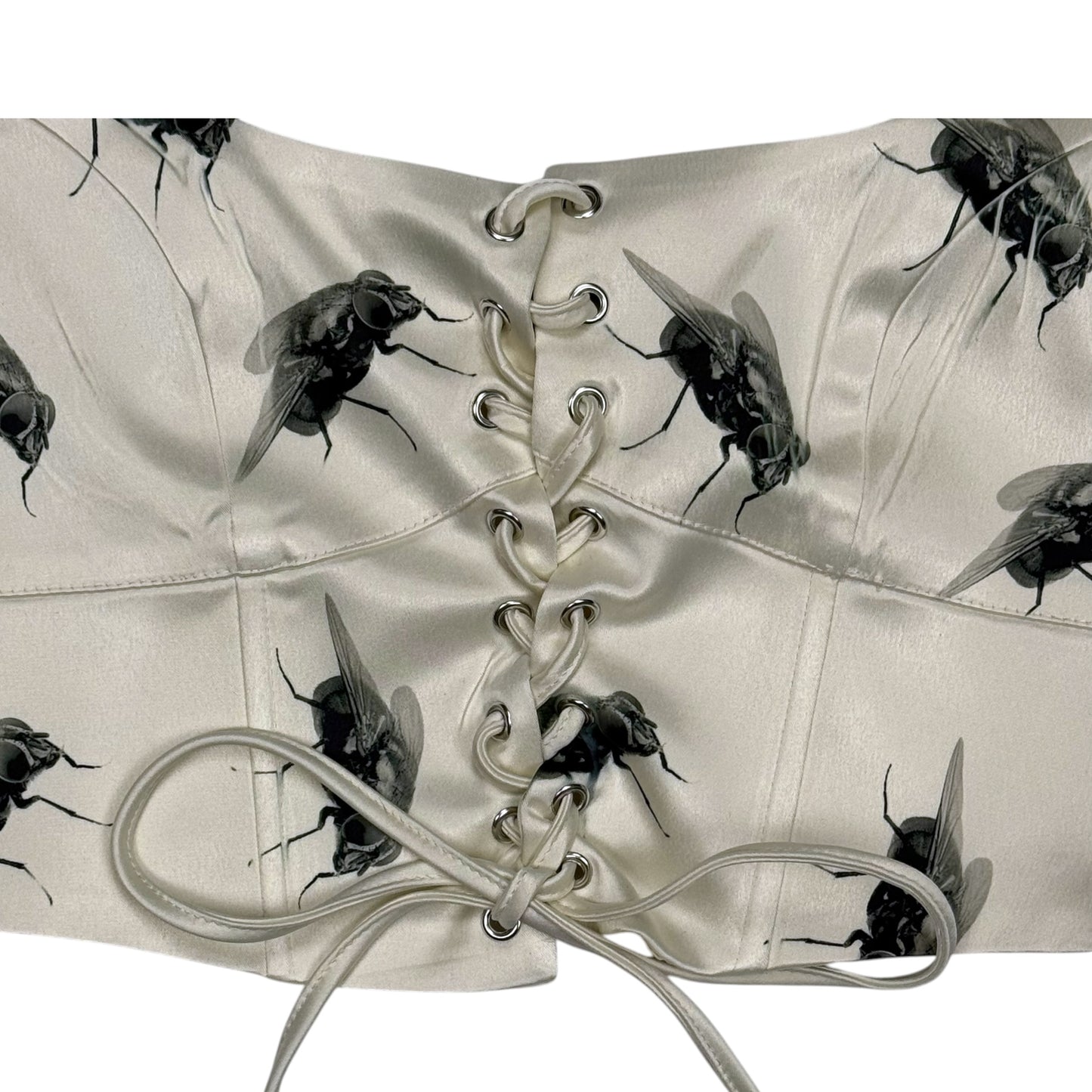 RETURN OF THE FLY LACE UP TOP - M