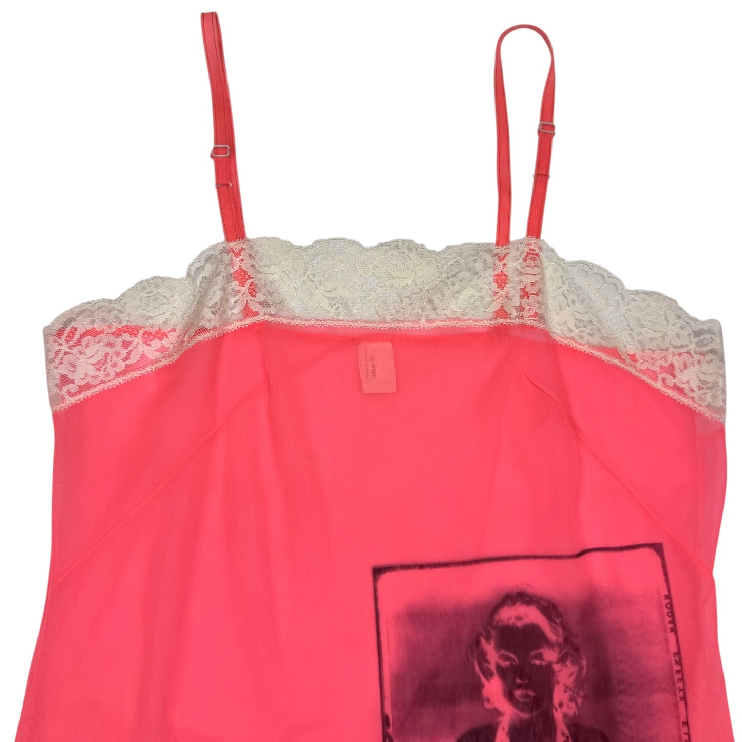 MARILYN SLIP NEON PINK MINI DRESS - S/M
