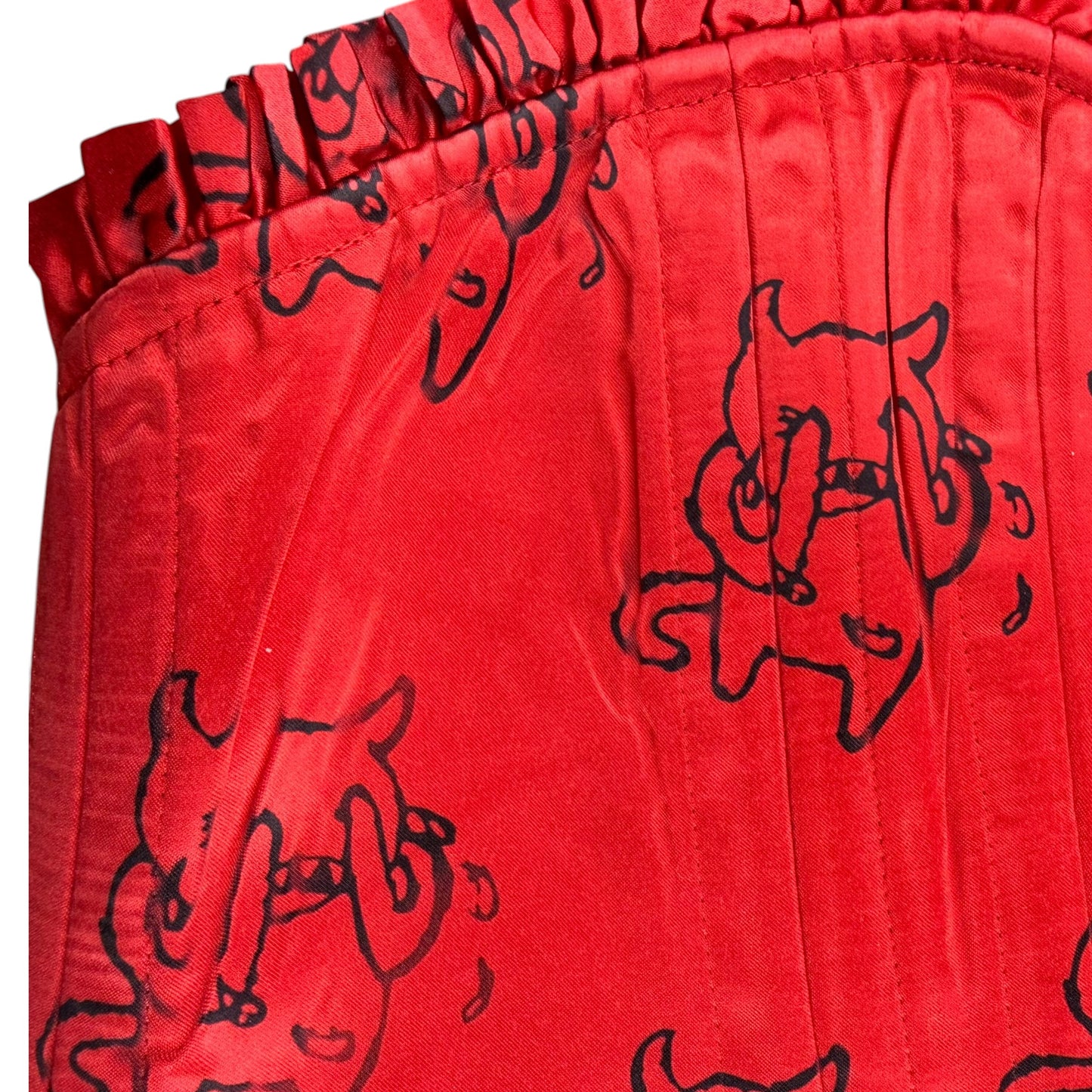 AMNESIAC RED HUSTLER CORSET - XS/S