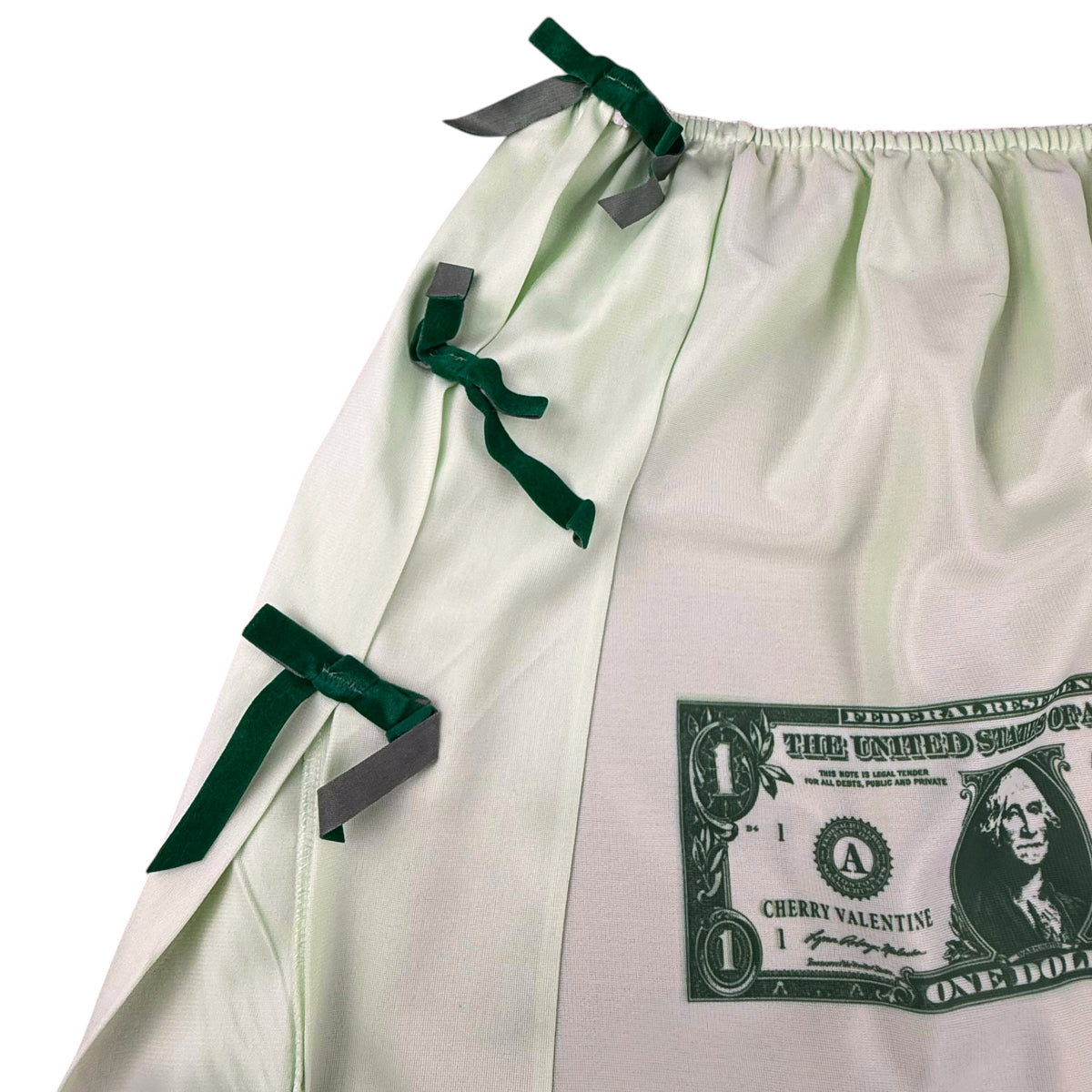 DOLLAR BILL MINI SKIRT - M