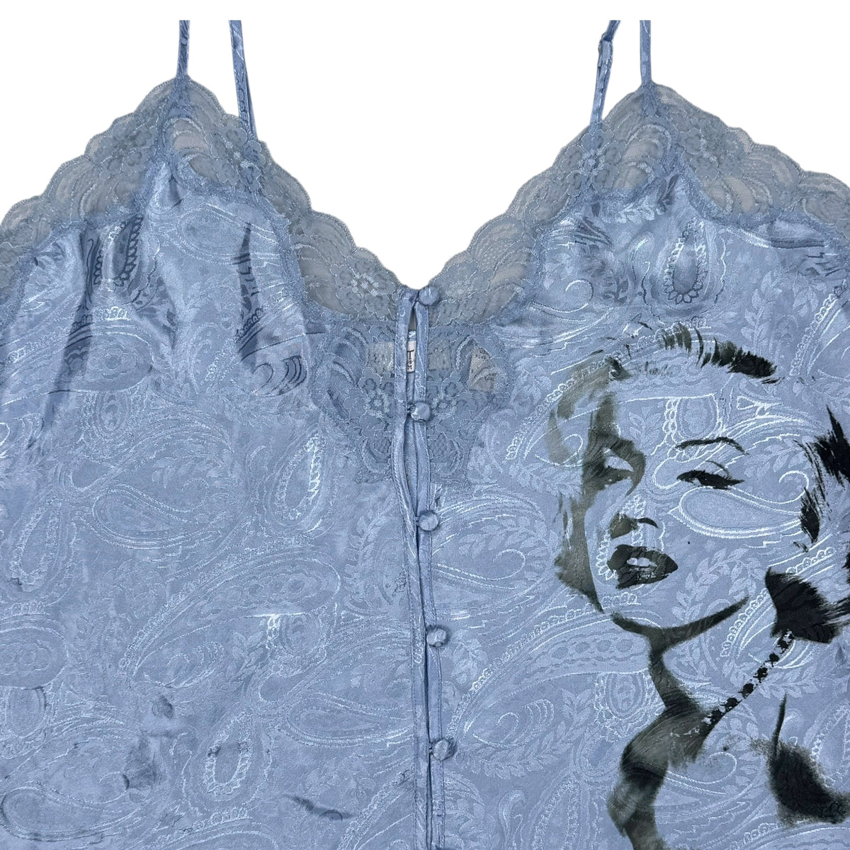 MARILYN BLUE LACE TANK - XL