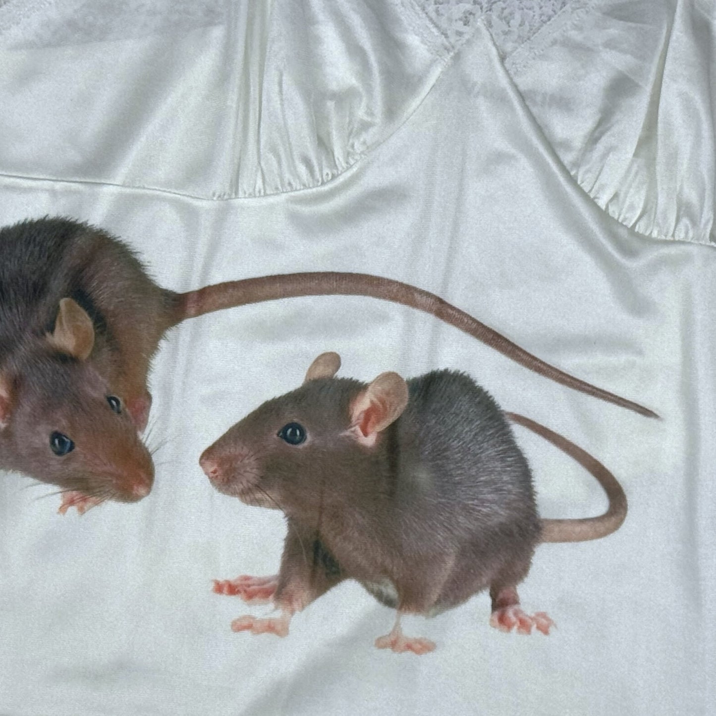 RAT WHITE TANK TOP - L