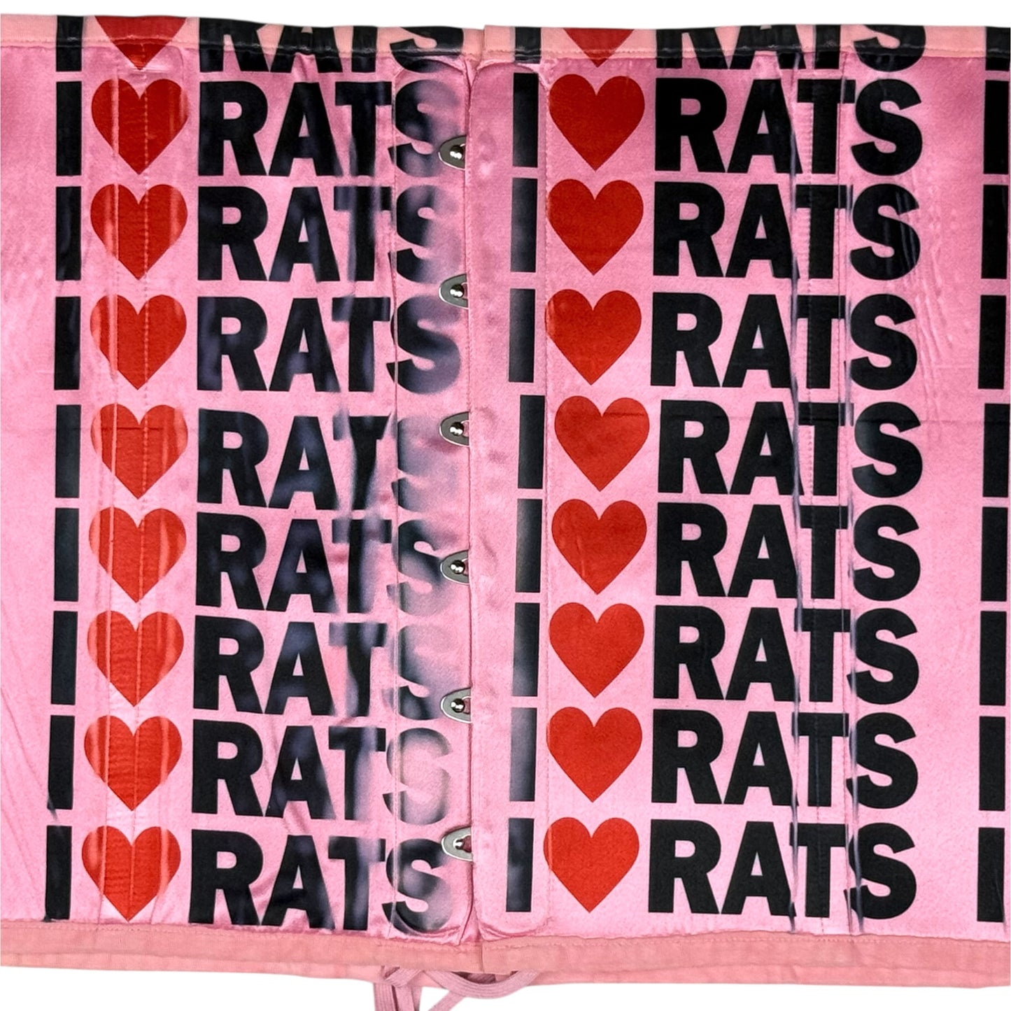 ILOVERATS PINK WAIST CORSET - 2X