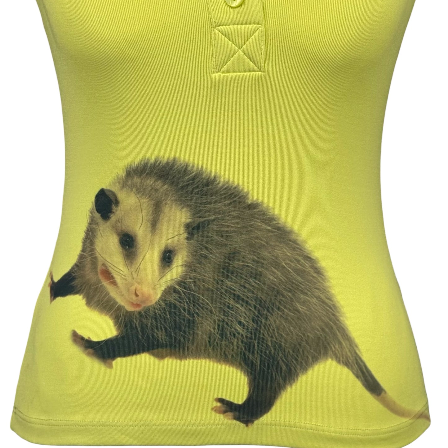 OPOSSUM CHARTREUSE POLO TEE SAMPLE - M