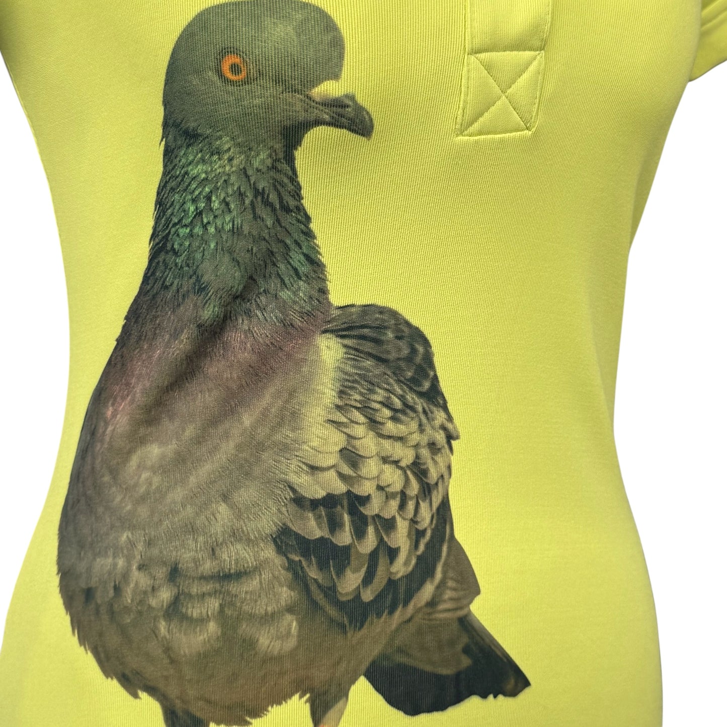 PIGEON CHARTREUSE POLO TEE