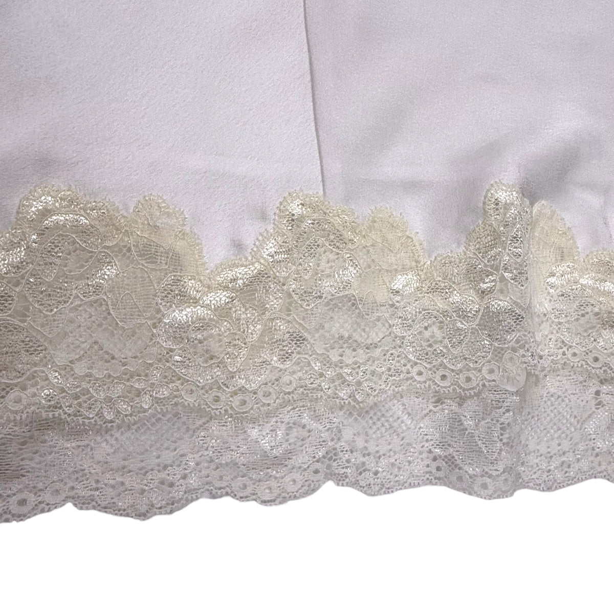 BIG RAT WHITE LACE BABYDOLL DRESS - S