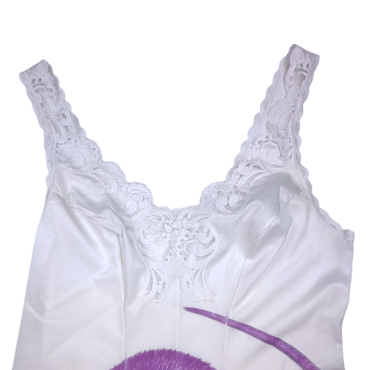 BIG PINK RAT 2 WHITE DRESS - M