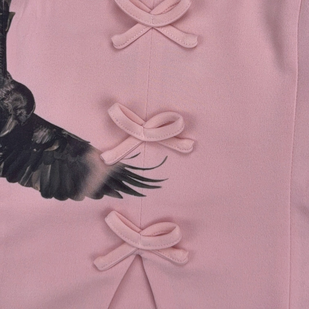 PINK CROW HALTER TOP - XS