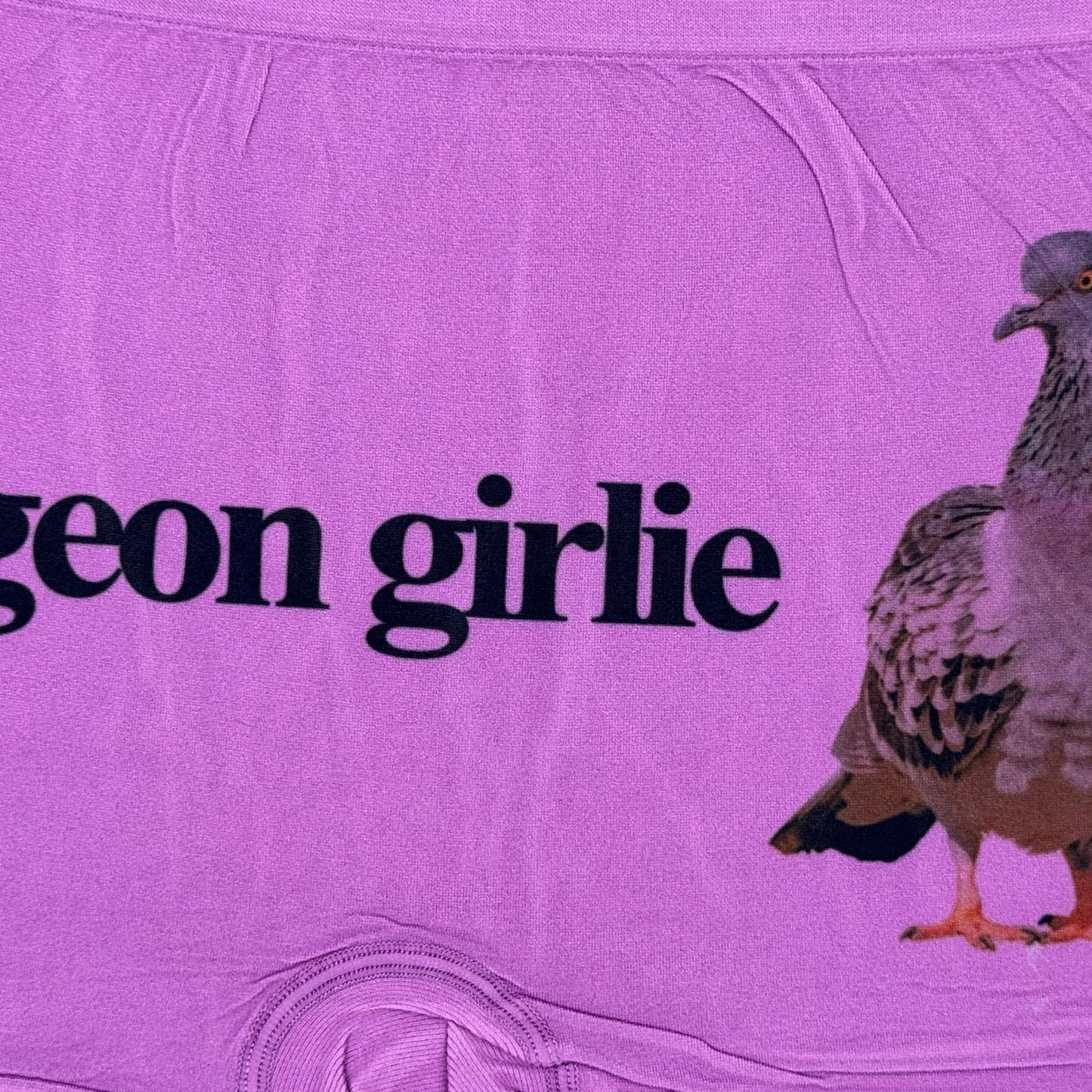 PIGEON GIRLIE PURPLE BOYSHORT UNDIES - 2XL