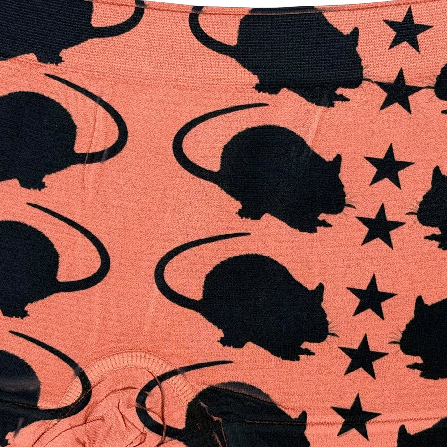 PUNK RAT CORAL BOYSHORT UNDIES - M