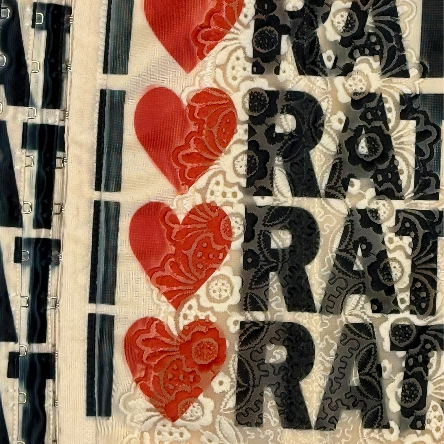 I LOVE RATS STOMACH CORSET - S