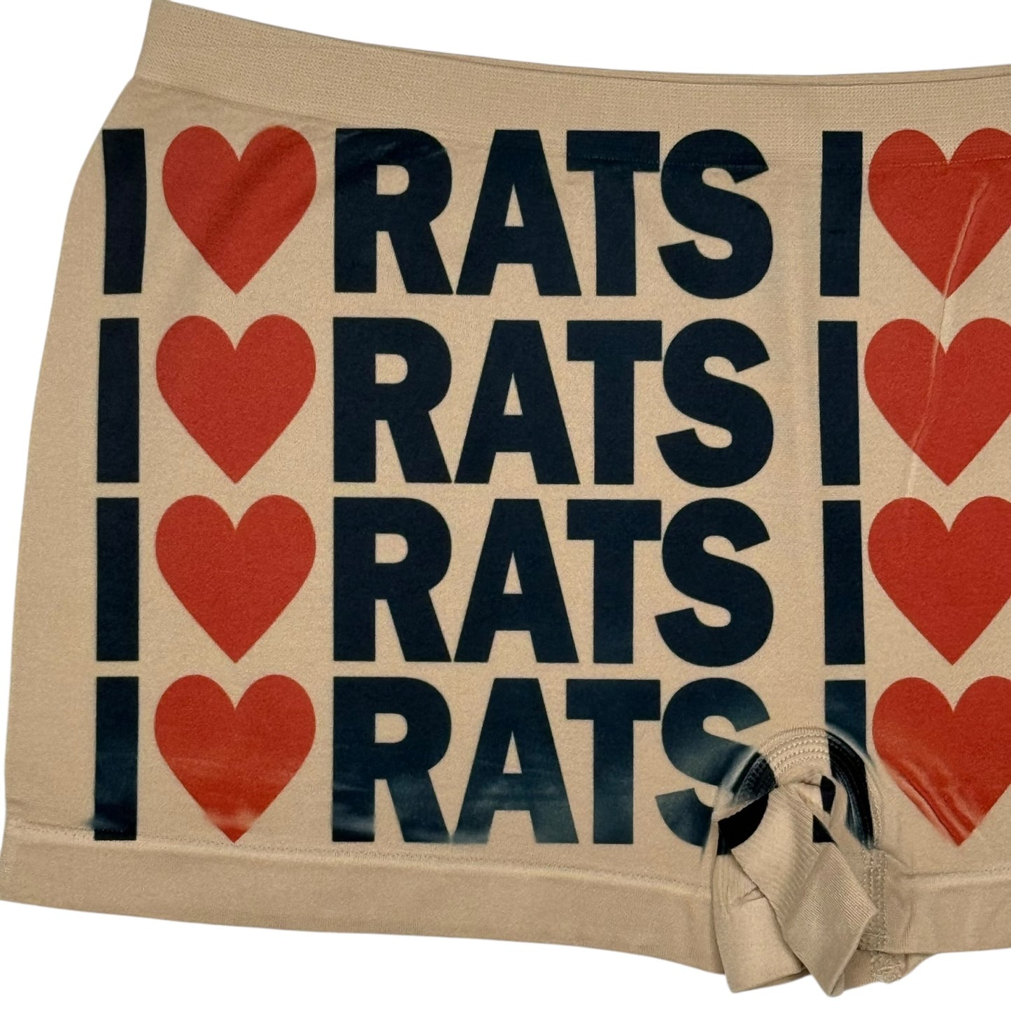 I <3 RATS BOYSHORT UNDIES - L