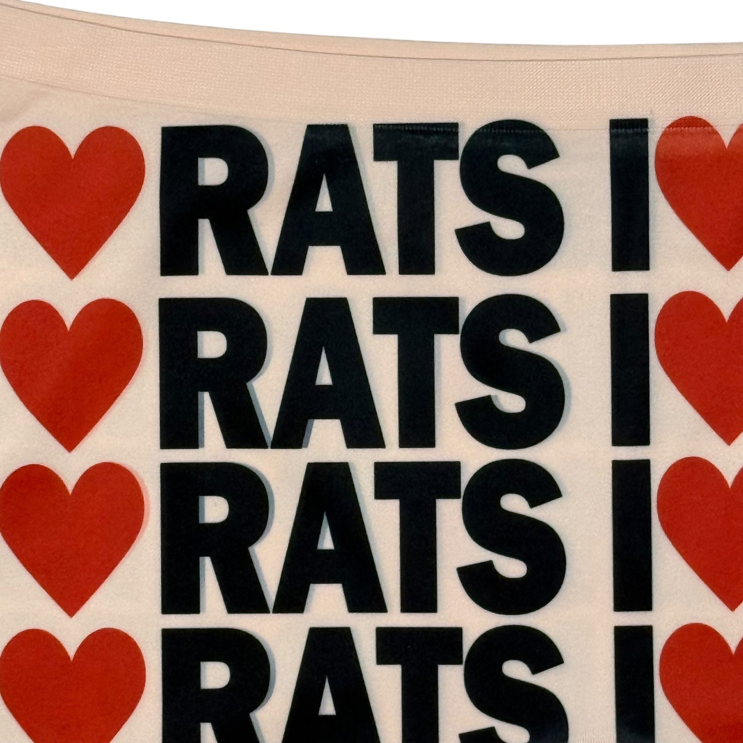 I <3 RATS PEACH BOYSHORT UNDIES - 2XL