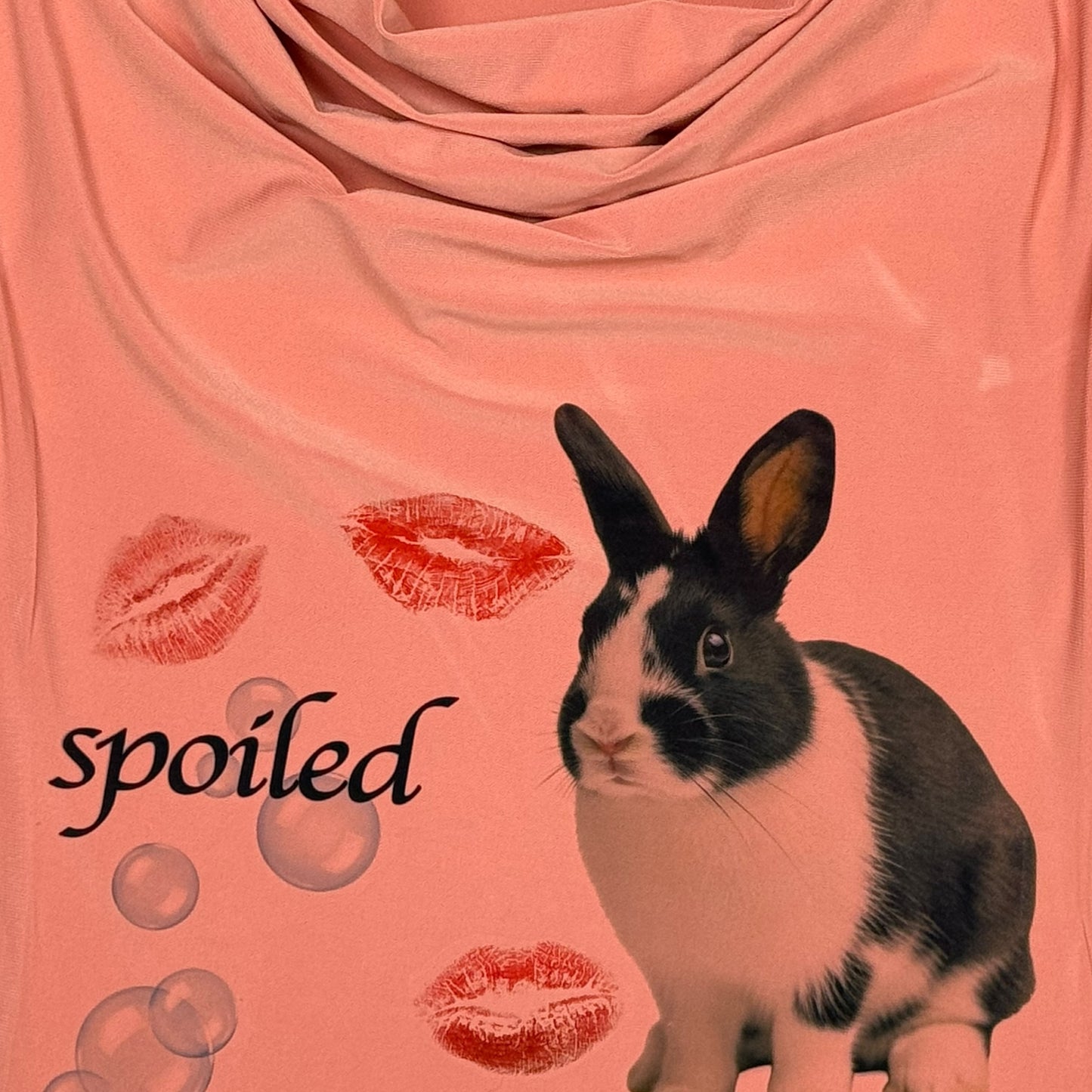 SPOILED BUNNY PEACH TOP - S