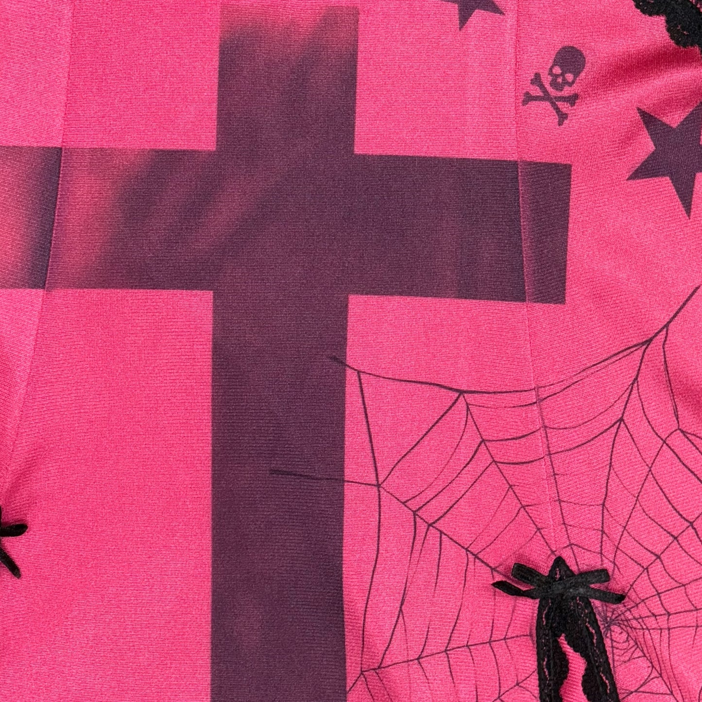 CAUSE TONIGHT WELL BE THE PINK SPIDER TANK - XS