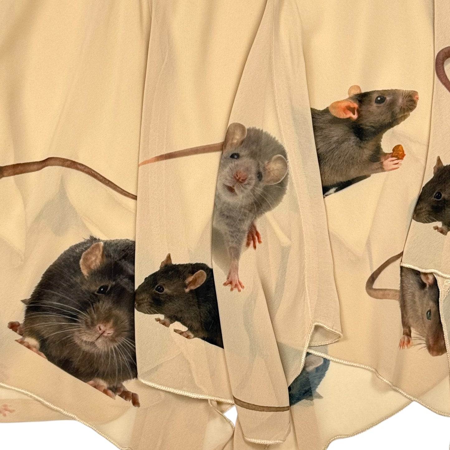 RATS BEIGE SKIRT - S