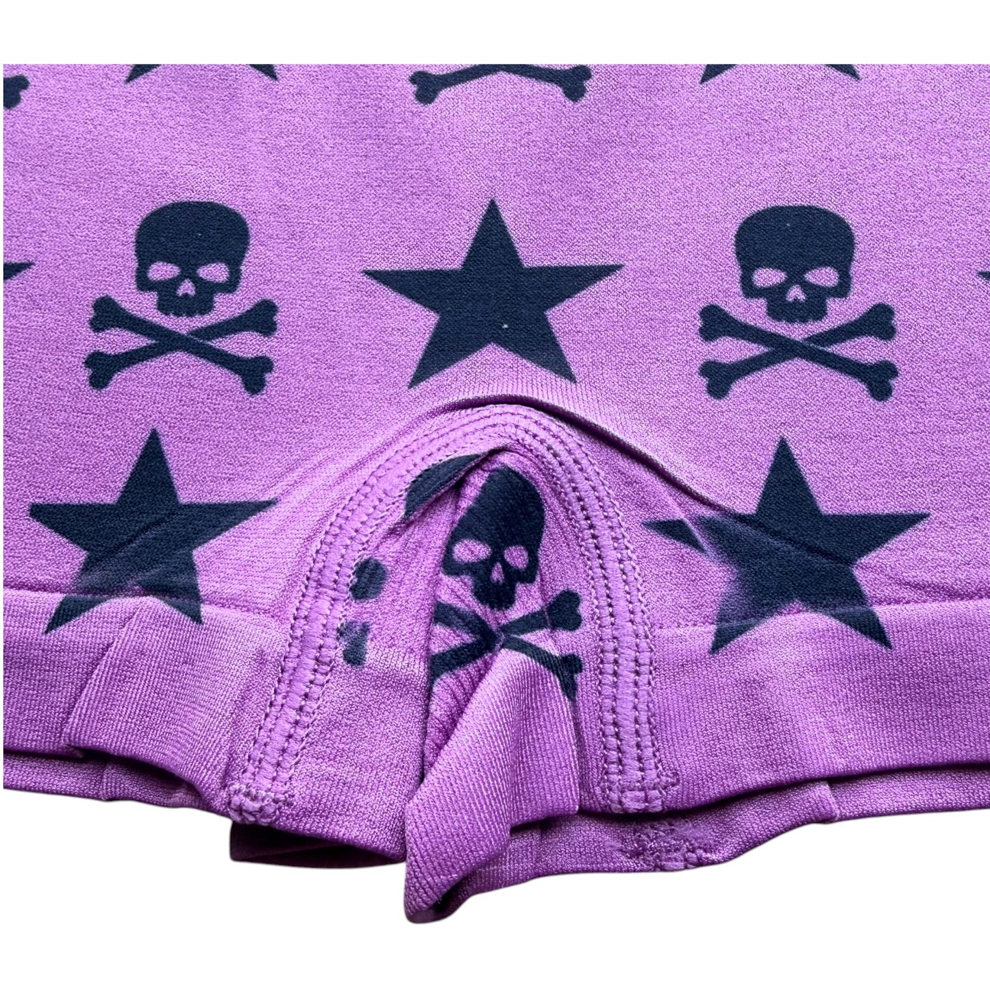 STARRY SKULLS PURPLE BOYSHORT UNDIES
