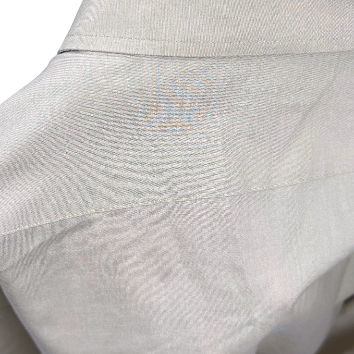 HAUNTED KHAKI BUTTON UP - MEN'S LARGE