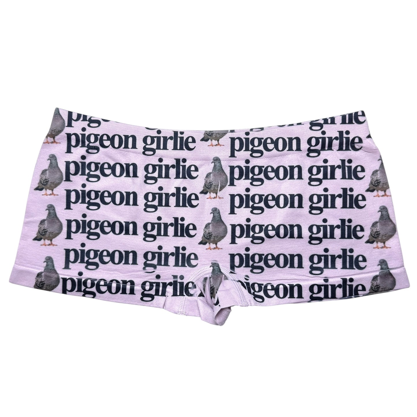 PIGEON GIRLIE LILAC BOYSHORT UNDIES - M