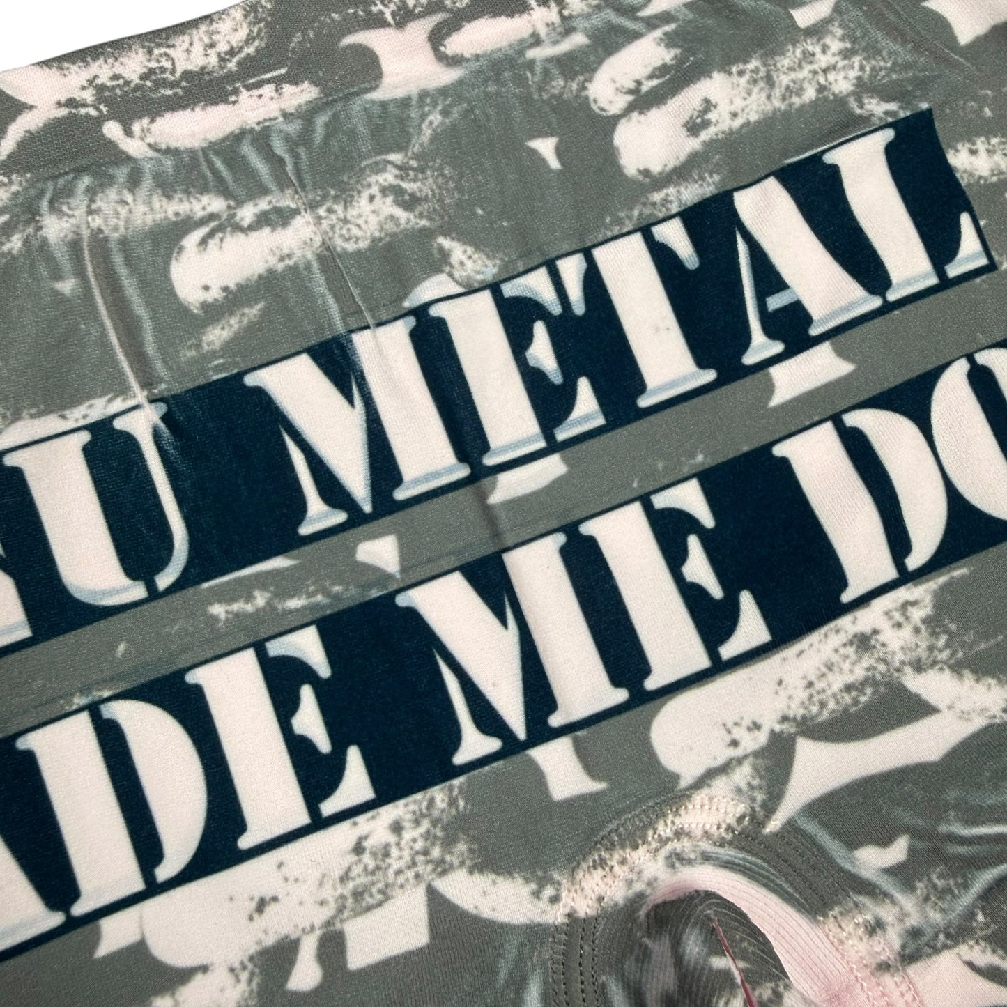 NU METAL MADE ME DO IT PINK BOYSHORT UNDIES - S