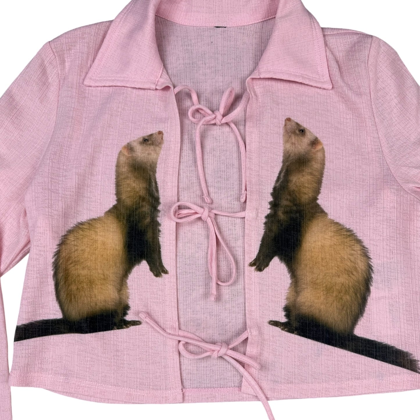 FERRETITA PINK BOW TOP - M/L
