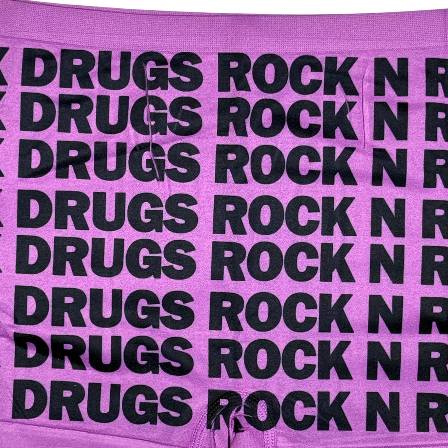 SEX DRUGS ROCK N ROLL PURPLE BOYSHORT UNDIES - 2XL