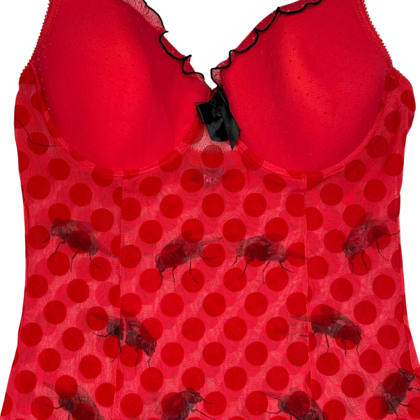 FLY RED POLKA DOT BABYDOLL DRESS - 2X
