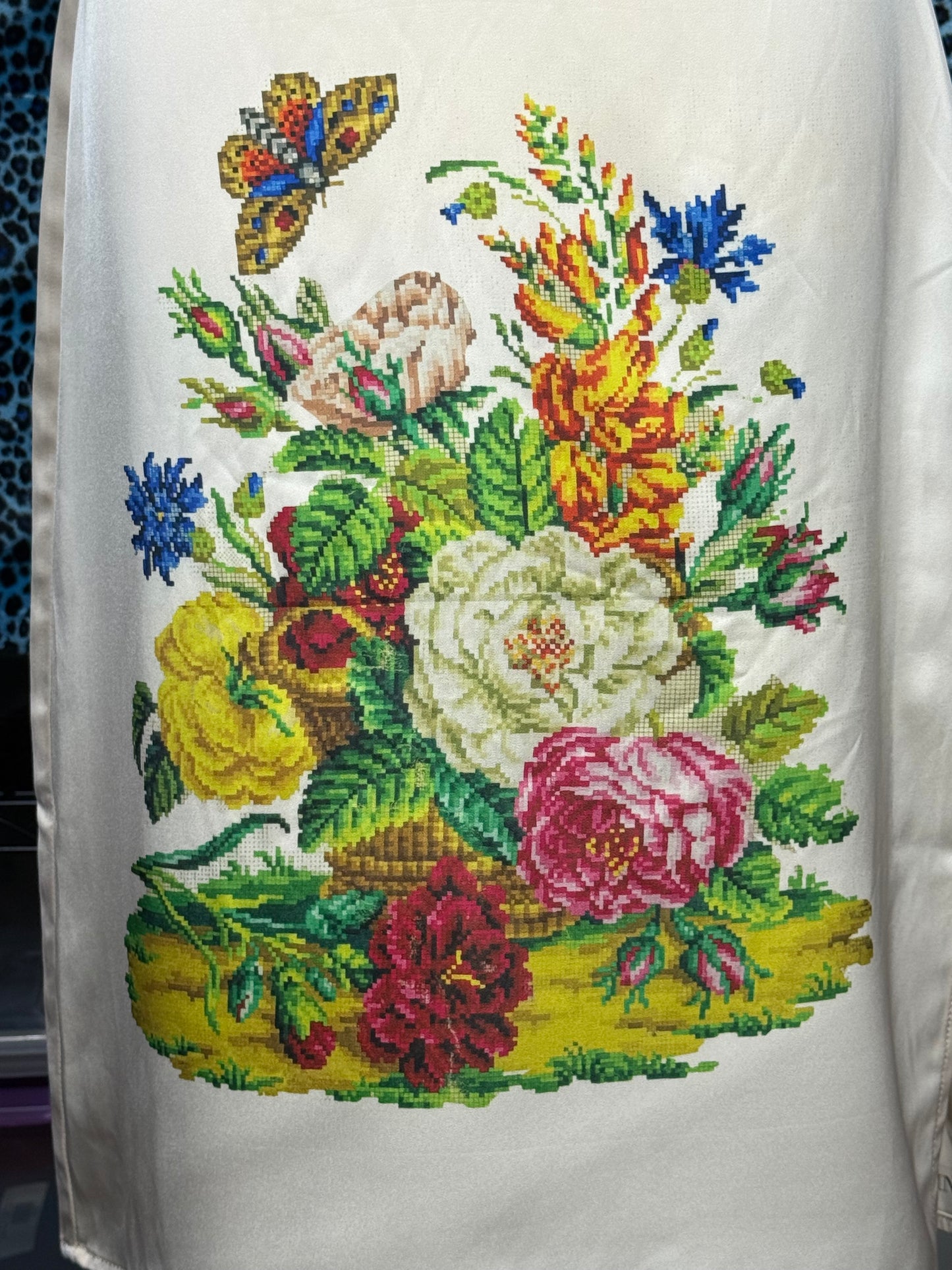NEEDLE POINT DRESS - S