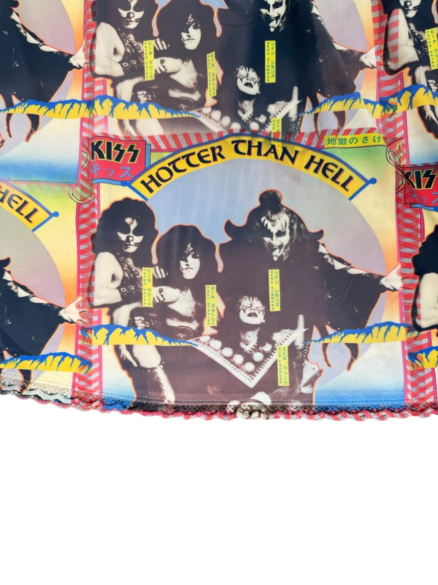 KISS HOTTER THAN HELL SKIRT - XL