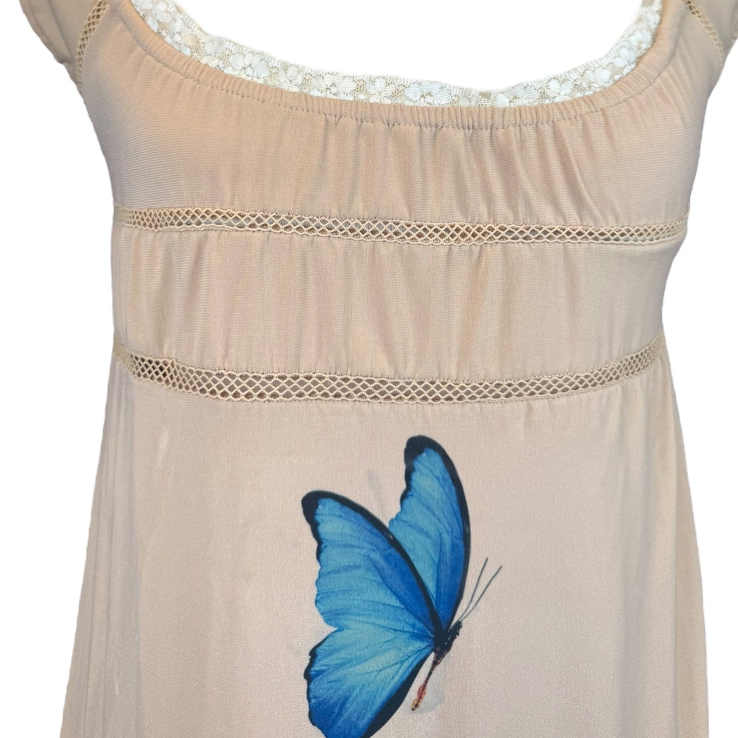 BUTTERFLY BLUE DRESS - L