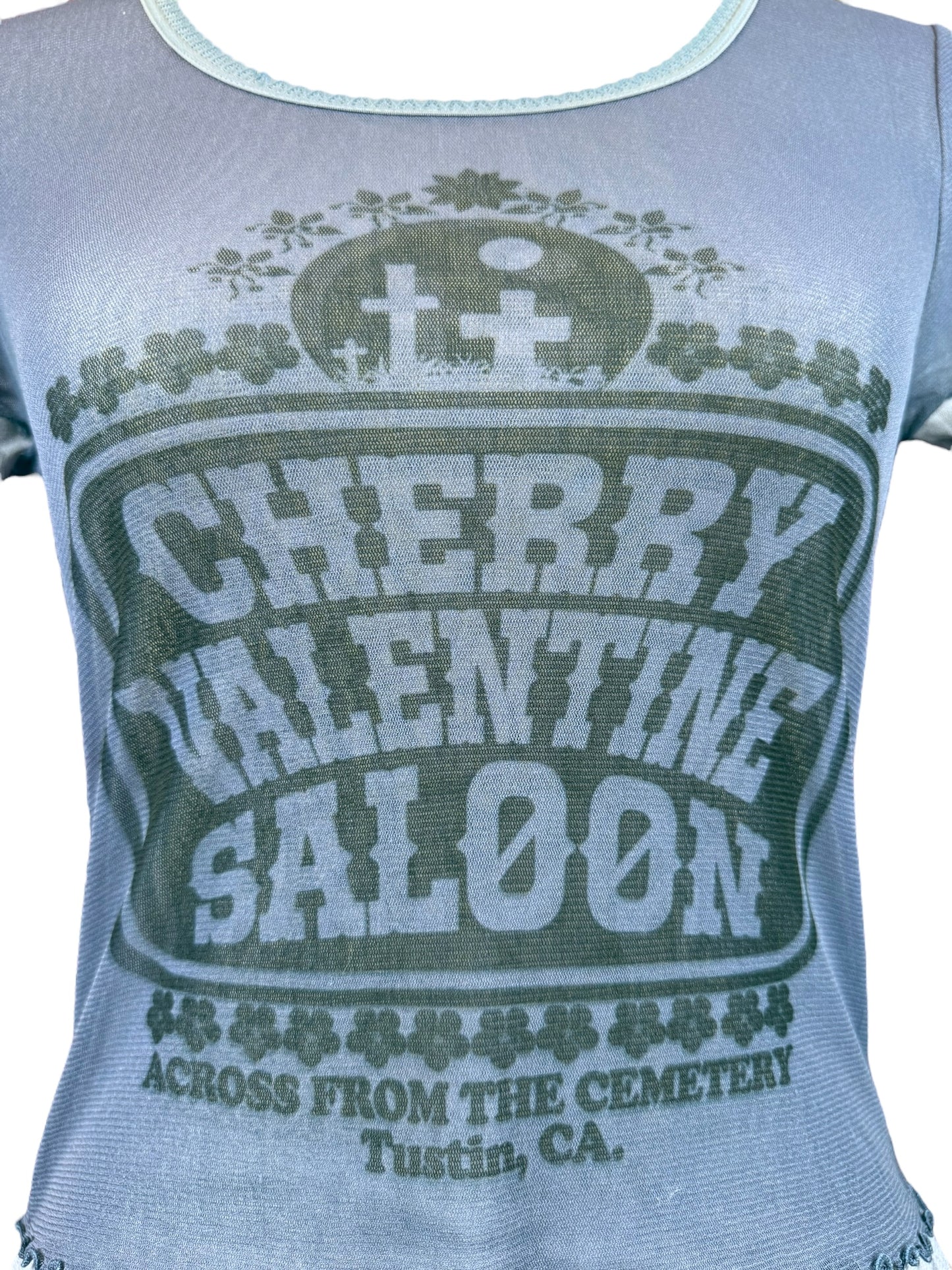 CHERRY SALOON BLUE MESH - S