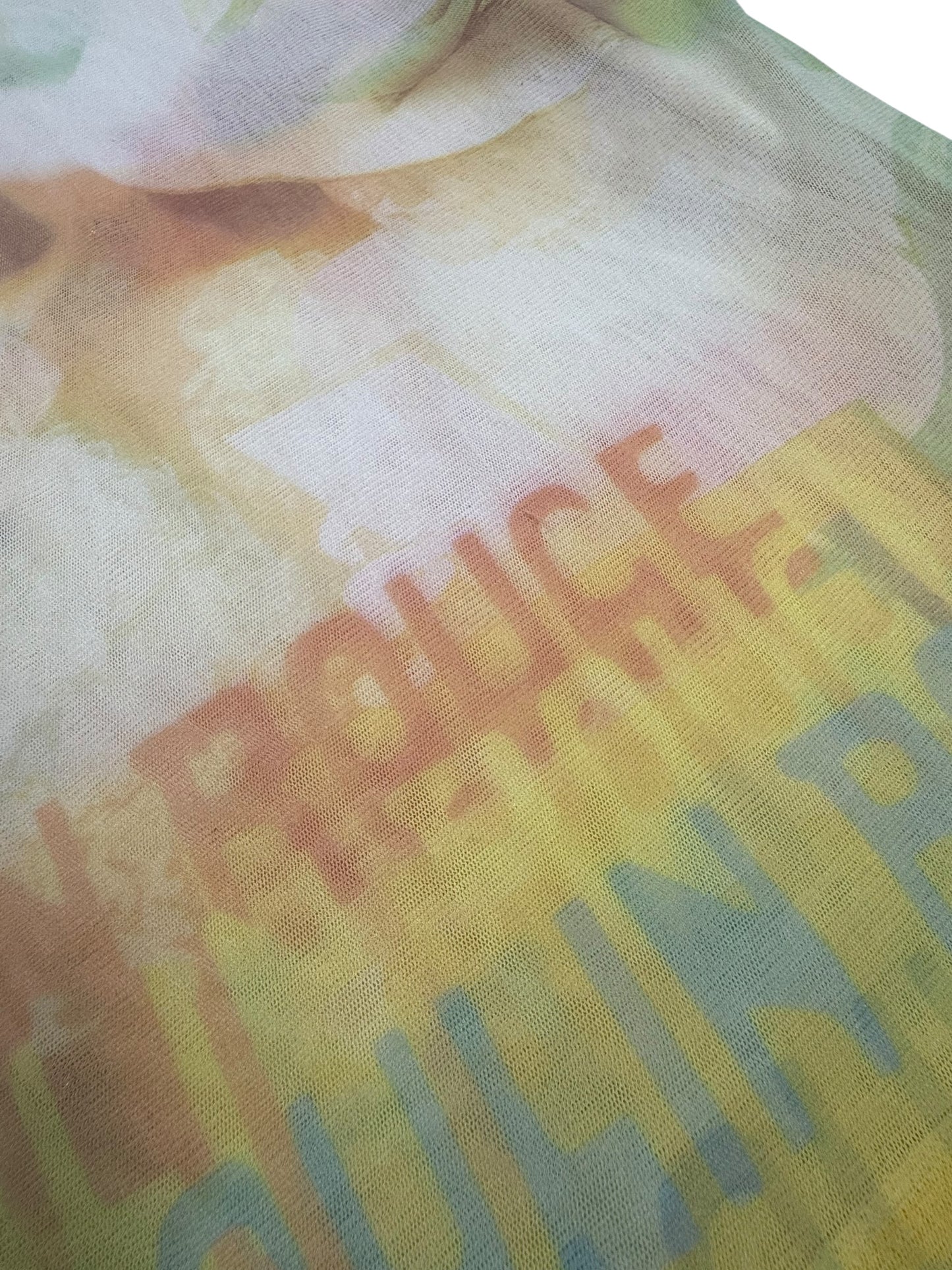 VINTAGE CLIO MESH MOULIN ROUGE BLOUSE - L