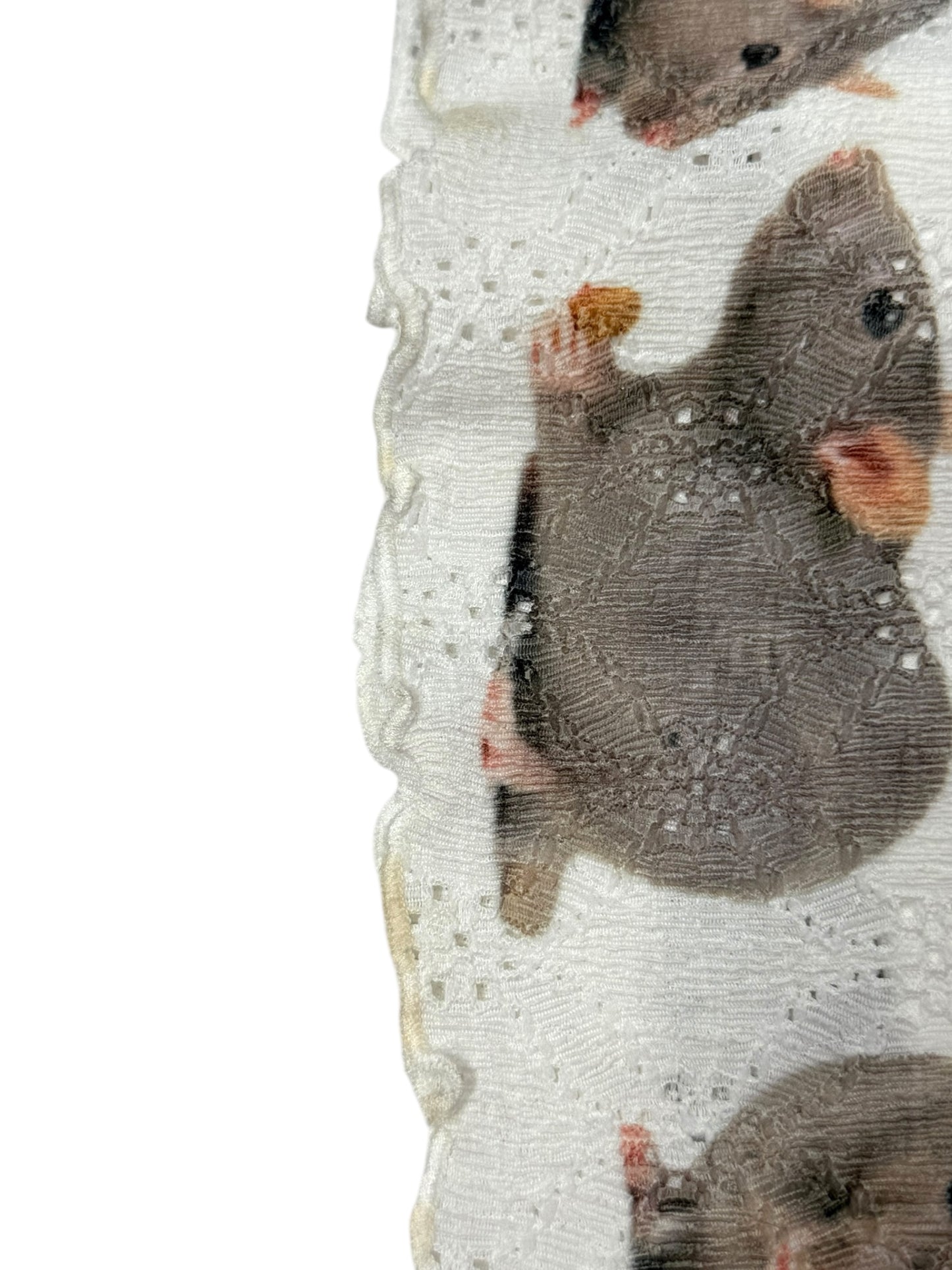 RATS WHITE EYELET SAMPLE DRESS - XS