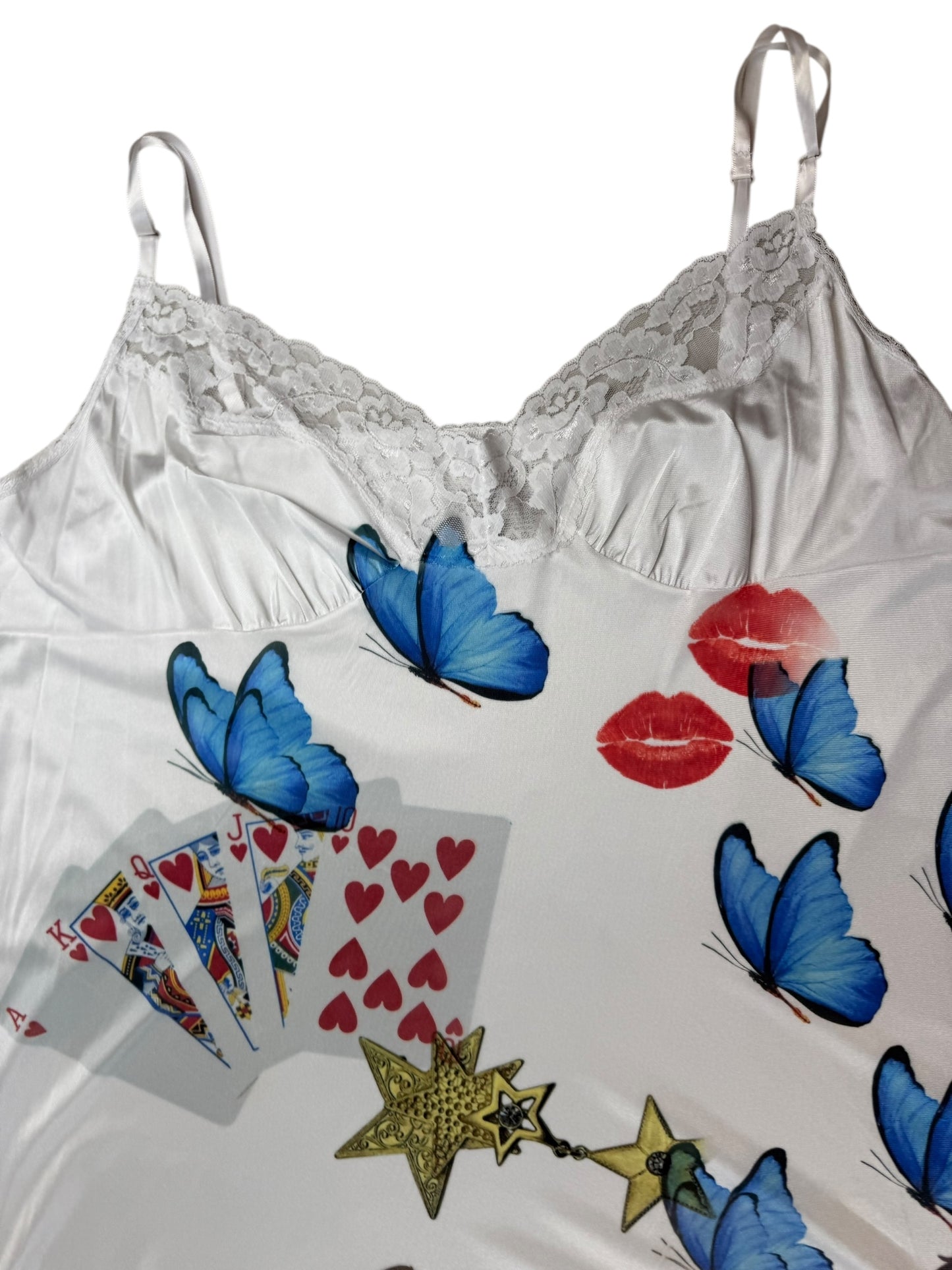 WESTERN DREAMS WHITE SLIP - 2X