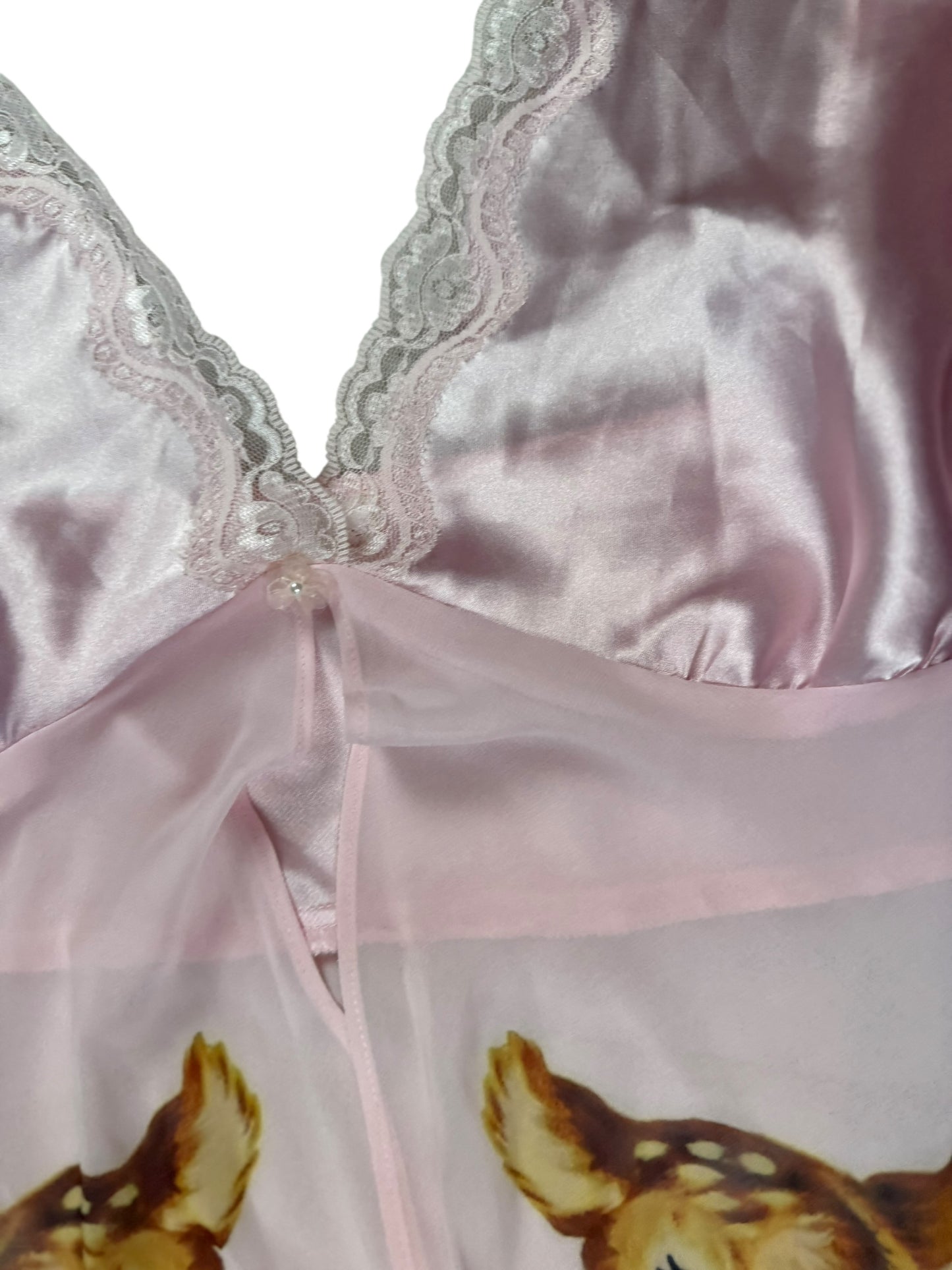 DEER DIARY 2 PINK BABYDOLL TOP - 3X