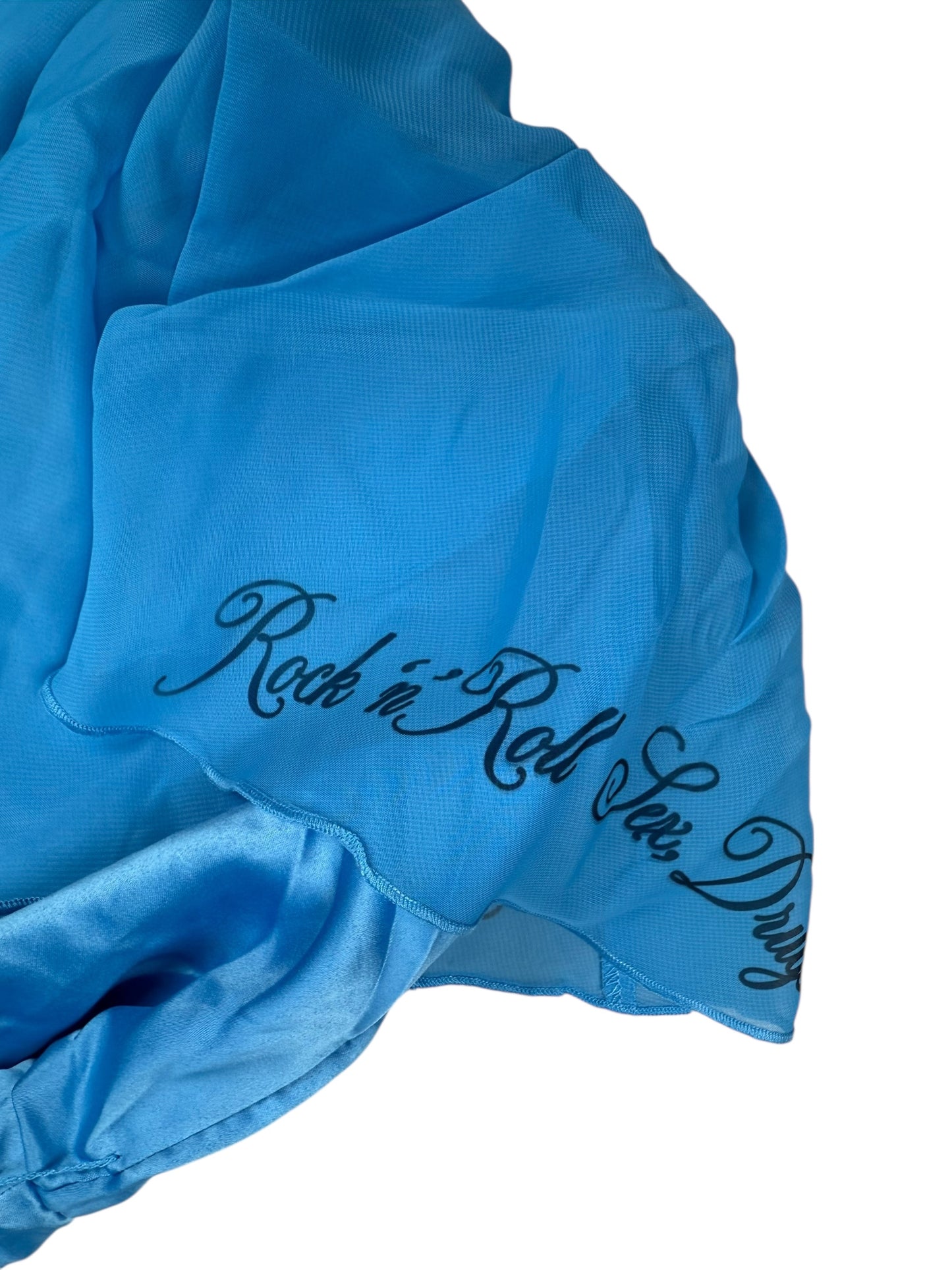 SEX DRUGS ROCK N ROLL BLUE TOP - XL