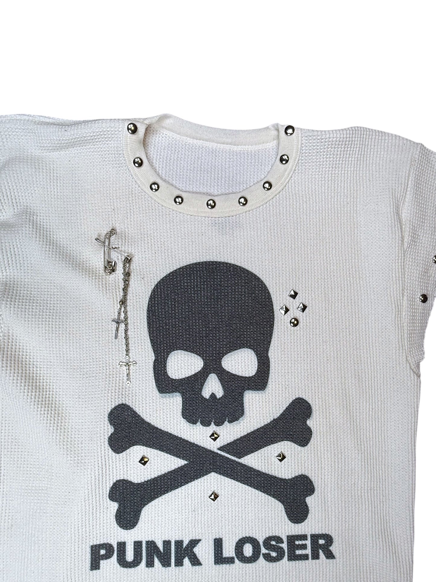 STUDDED PUNK LOSER TEE - 3X