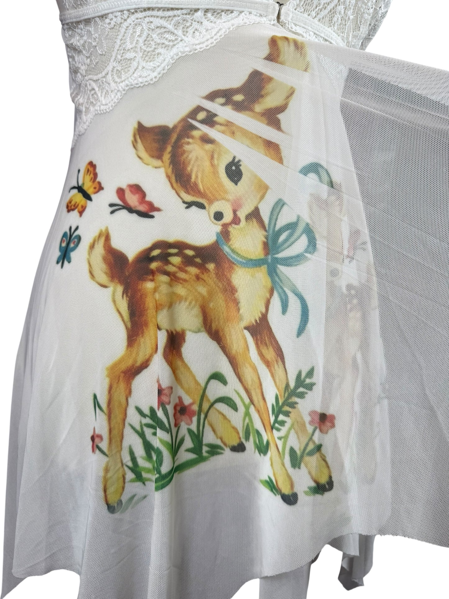 EARTH ANGEL WHITE TOP - S