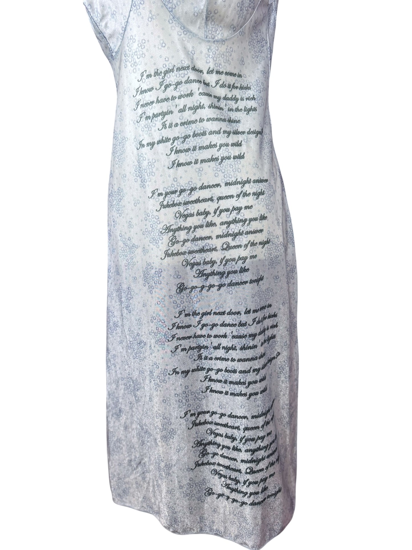 GO GO DANCER BLUE DRESS - M