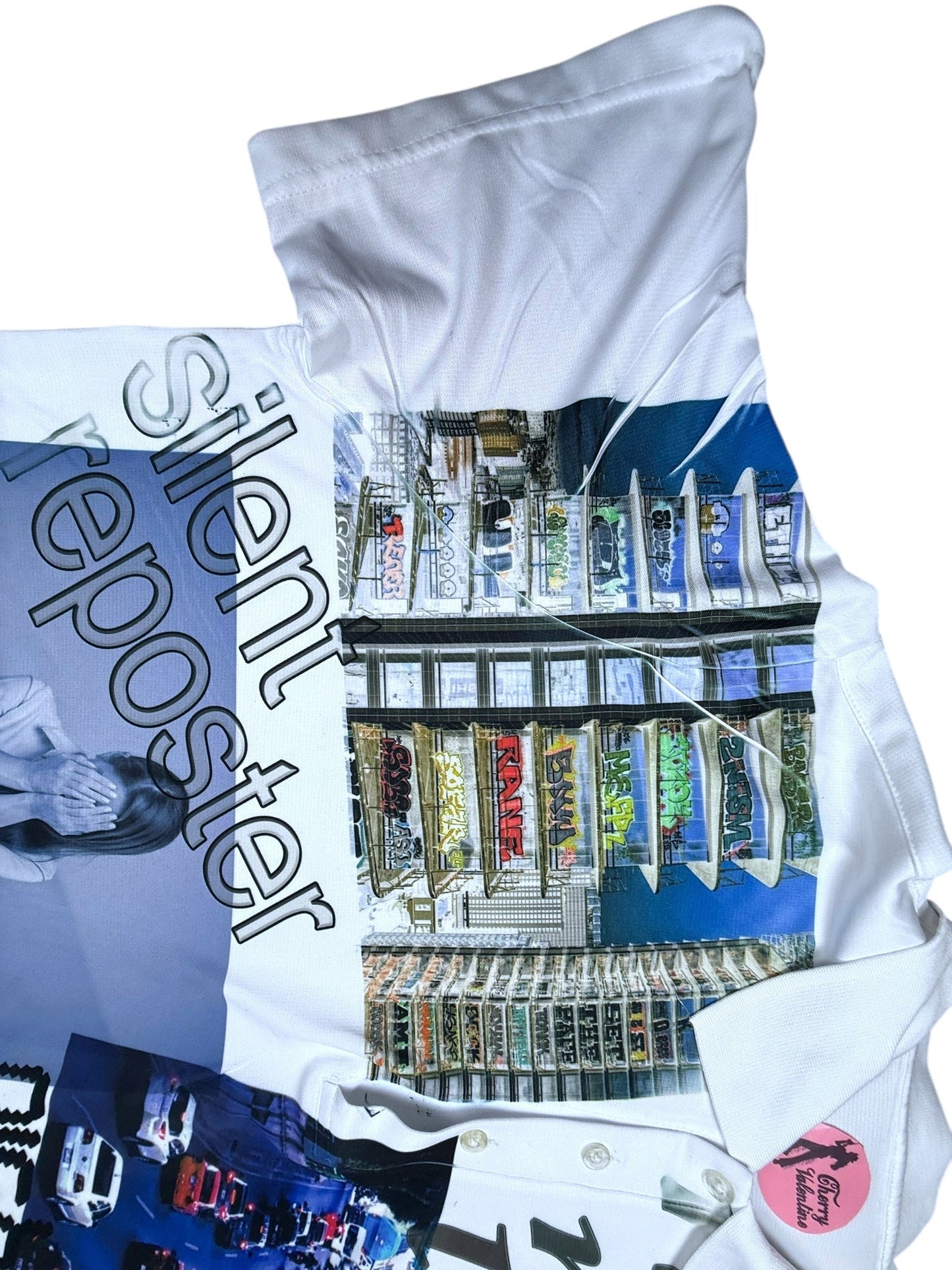 CORPORATE GREED WHITE POLO - 3X