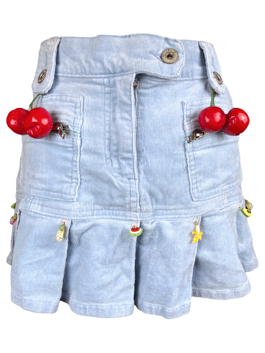 Fruit Bitch Baby Blue Mini Skirt - M/L
