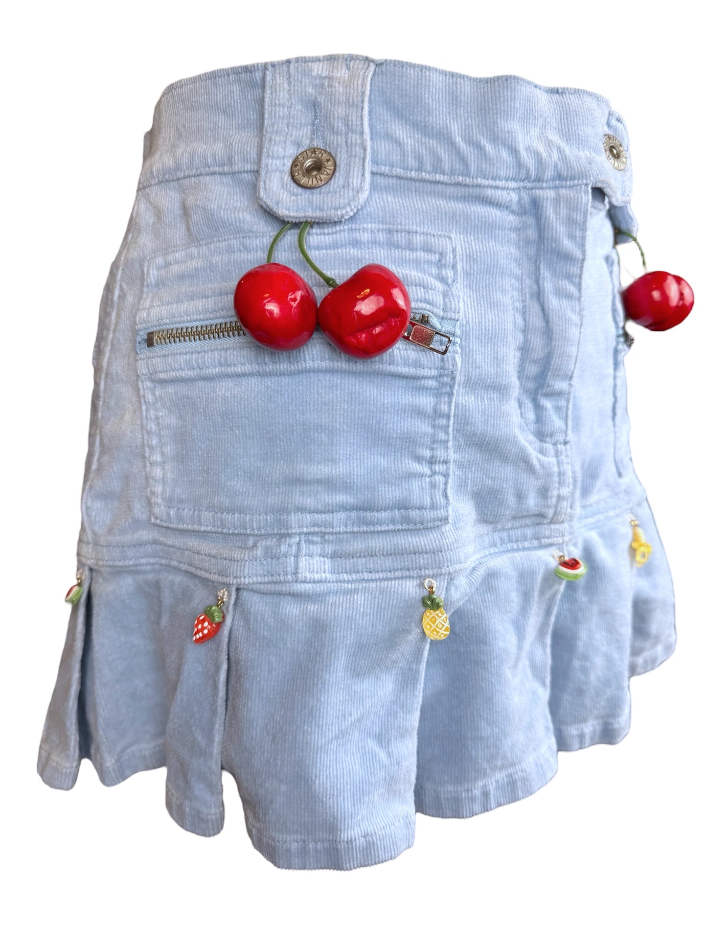 Fruit Bitch Baby Blue Mini Skirt - M/L