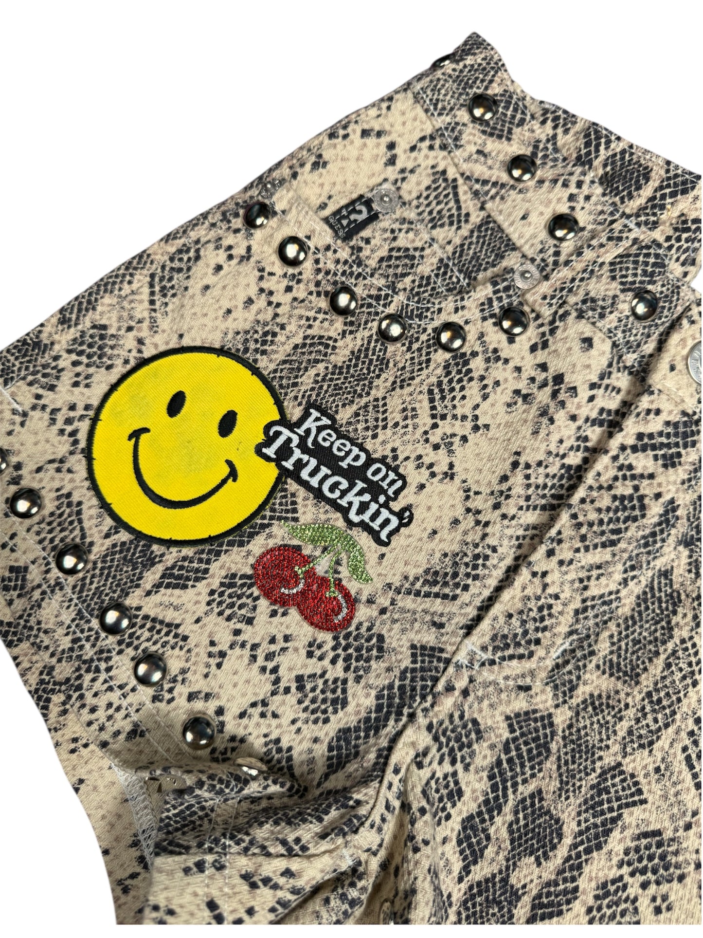 KEEP ON TRUCKIN' PYTHON SHORTS - M