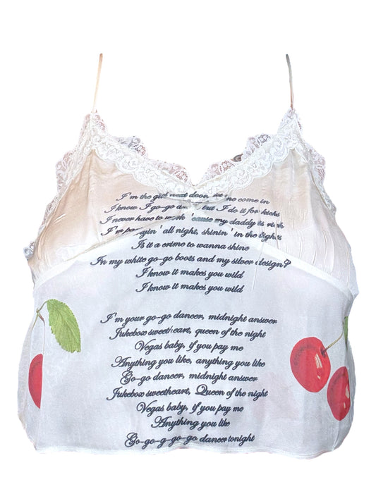 GOGO ROSE LACE TANK - 2X