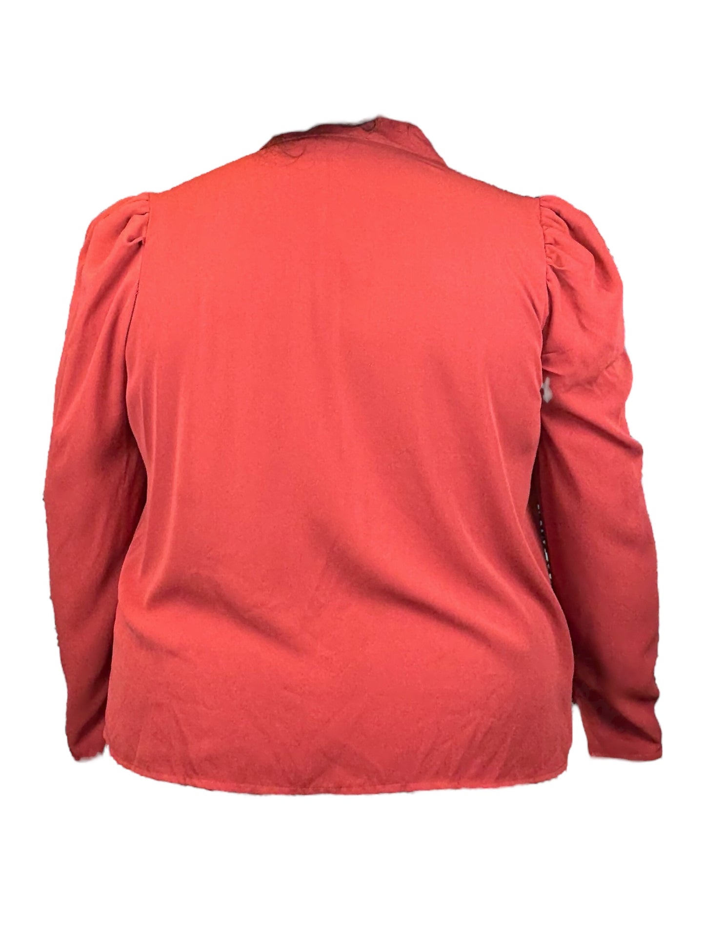 HEART BRICK RED BLOUSE - 3X