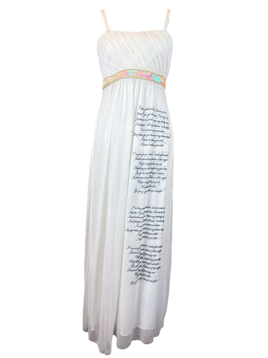 GOGO DANCER WHITE DREAMY DRESS - M