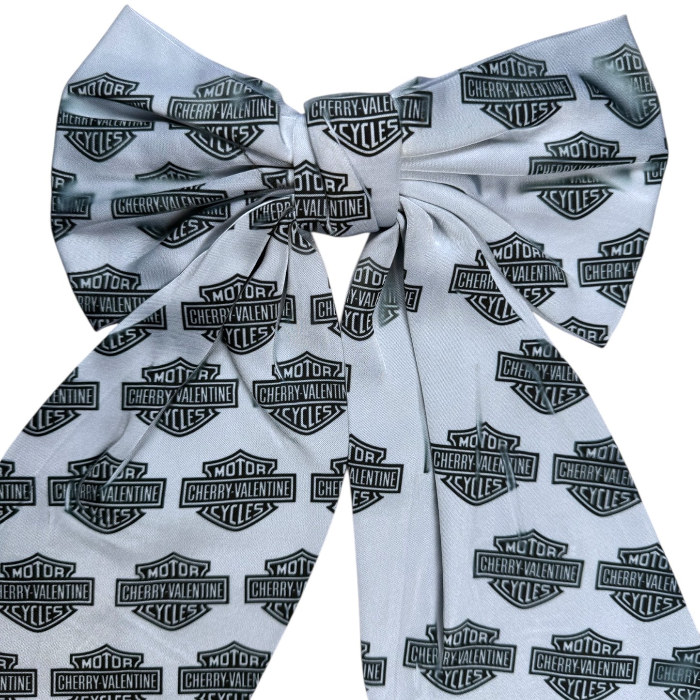 CHERRY VALENTINE MOTORCYCLES BLUE BOW SAMPLE