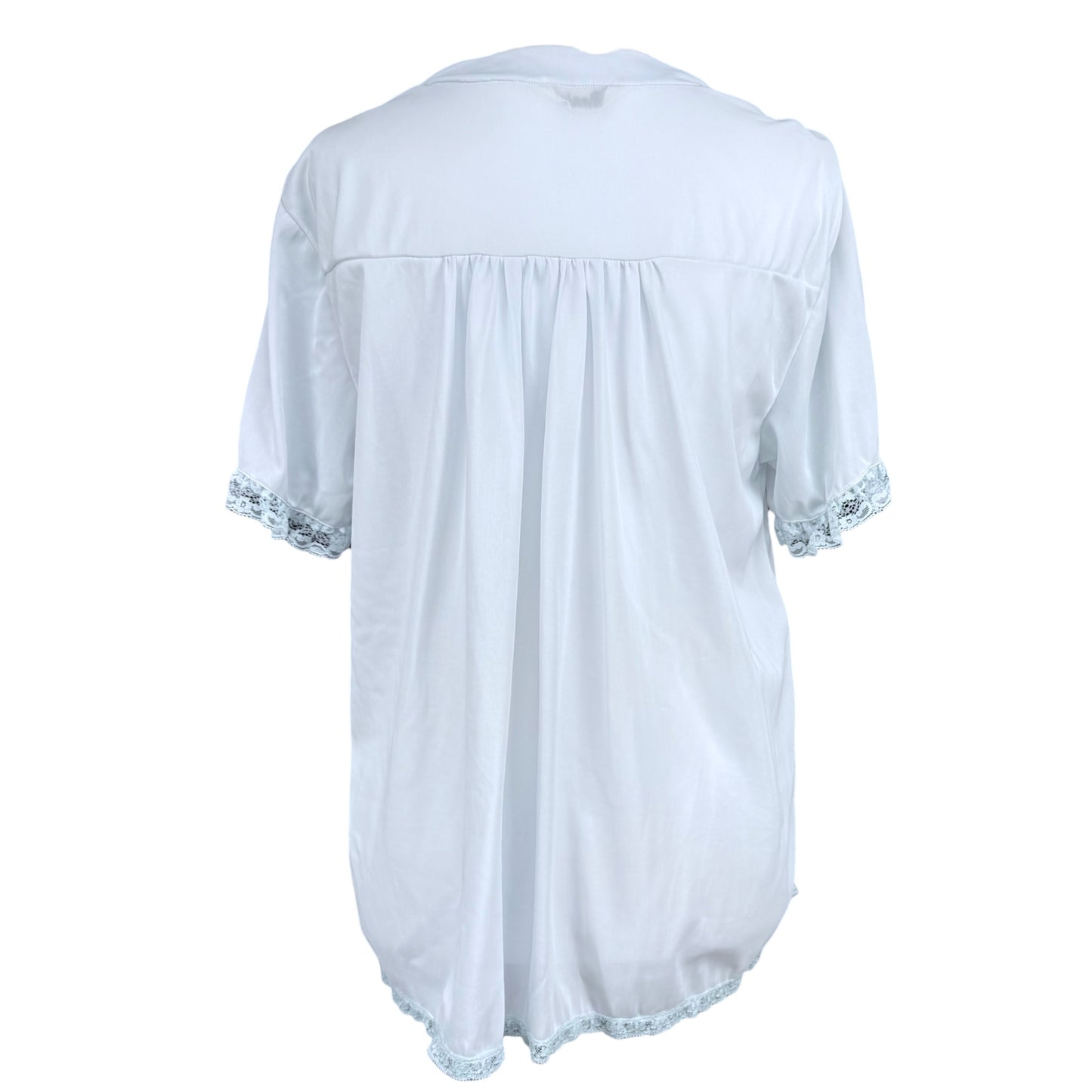 BLUE PIGEON TIE UP NIGHTIE TOP - L